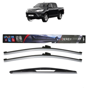 Set 3 stergatoare TOYOTA HILUX VIII Pickup (_N1_) din 2015-2024, Derby, din cauciuc siliconat rezistent