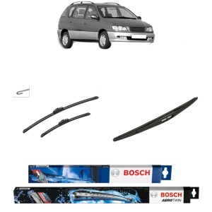 Set 3 stergatoare TOYOTA PICNIC (_XM1_) din 1996-2001, Bosch Aerotwin Retrofit, din cauciuc siliconat rezistent