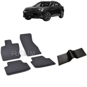 Set 5 covorase auto CUPRA FORMENTOR ETSI FABRICATIE 2020 - 2026, cu covoras tunel median, Caroserie SUV