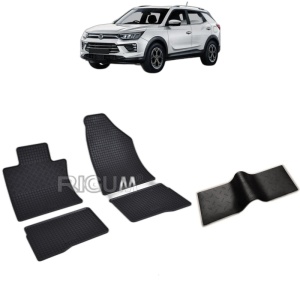 Set 5 covorase auto KGM KORANDO FABRICATIE 2025 - 2026, cu covoras tunel median, Caroserie SUV