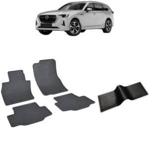 Set 5 covorase auto MAZDA CX-80 PHEV FABRICATIE 2024 - 2026, cu covoras tunel median, Caroserie SUV