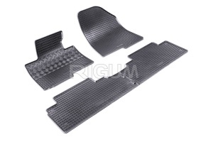Set 5 covorase auto NISSAN X-TRAIL E-POWER din 09.2022 - 2026, cu covoras tunel median, Caroserie SUV - Img 2