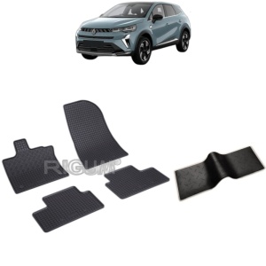 Set 5 covorase auto RENAULT CAPTUR II E-TECH FULL HYBRID FACELIFT FABRICATIE 07.2024 - 2026, cu covoras tunel median, Caroserie SUV