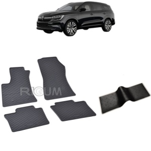 Set 5 covorase auto RENAULT ESPACE VI E-TECH HYBRID FABRICATIE 04.2023 - 2026, cu covoras tunel median, Caroserie SUV