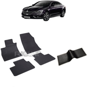 Set 5 covorase auto RENAULT TALISMAN din 01.2016 - 12.2022, cu covoras tunel median, Caroserie SEDAN