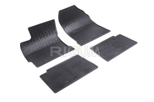Set 5 covorase auto VOLKSWAGEN GOLF 6 PLUS din 04.2009 - 2012, cu covoras tunel median, Caroserie HATCHBACK - Img 2
