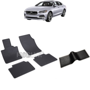 Set 5 covorase auto VOLVO S 90 din 09.2016 - 2026, cu covoras tunel median, Caroserie SEDAN