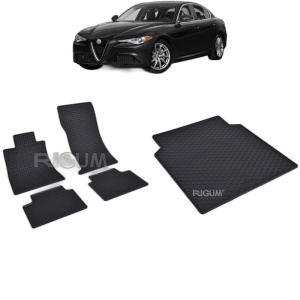 Set Covorase Auto Si Tavita Portbagaj ALFA ROMEO GIULIA din 06.2016 - 2019, caroserie sedan, 4X4