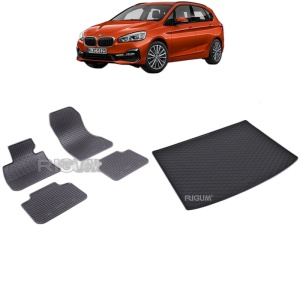 Set Covorase Auto Si Tavita Portbagaj BMW SERIA 2 F45 din 09.2014 - 10.2021, caroserie van,
