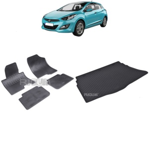 Set Covorase Auto Si Tavita Portbagaj HYUNDAI I30 II din 02.2012 - 01.2017, caroserie hatchback,