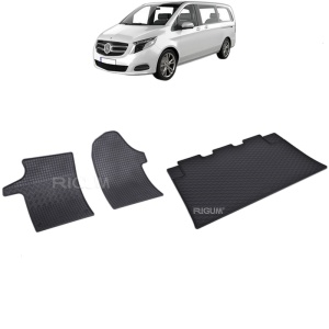 Set Covorase Auto Si Tavita Portbagaj MERCEDES VITO W447 din 10.2014 - 2026, caroserie van 2-3 locuri, 8-9 LOCURI