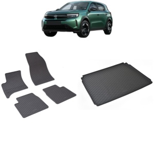 Set Covorase Auto Si Tavita Portbagaj OPEL FRONTERA HYBRID (MHEV) din 07.2024 - 2026, caroserie suv, PORTBAGAJ INFERIOR SI SUPERIOR