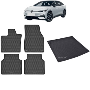 Set Covorase Auto Si Tavita Portbagaj VOLKSWAGEN ID.7 din 08.2023 - 2026, caroserie hatchback, PORTBAGAJ INFERIOR SI SUPERIOR