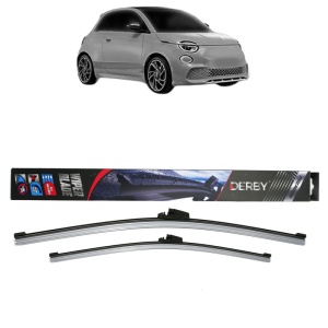 Set stergatoare auto ABARTH 500E Convertible (332_) din 2020-2023, Derby, din cauciuc siliconat rezistent