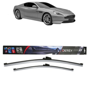 Set stergatoare auto ASTON MARTIN VIRAGE Vantage din 2011-2012, Derby, din cauciuc siliconat rezistent - Img 1