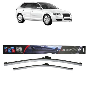 Set stergatoare auto AUDI A3 Sportback (8PA) din 2004-2013, Derby, din cauciuc siliconat rezistent