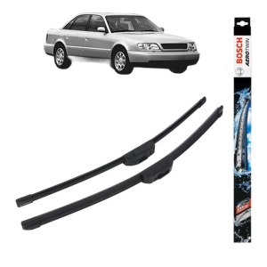 Set stergatoare auto AUDI A6 C4 (4A2) din 1994-1997, Bosch Aerotwin Retrofit, din cauciuc siliconat rezistent