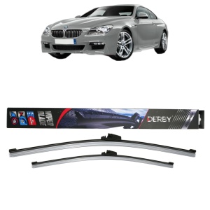 Set stergatoare auto BMW 6 Coupe (F13) din 2011-2017, Derby, din cauciuc siliconat rezistent