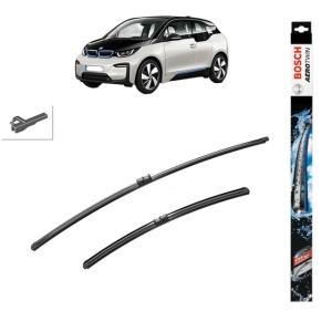 Set stergatoare auto BMW i3 (I01) din 2013-2017, Bosch Aerotwin, din cauciuc siliconat rezistent