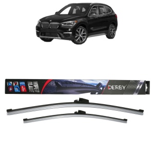 Set stergatoare auto BMW X1 (F48) din 2014-2022, Derby, din cauciuc siliconat rezistent