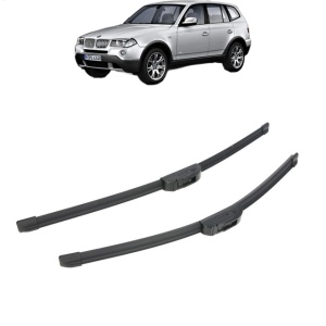Set stergatoare auto BMW X3 (E83) din 2003-2011, Bosch Aerotwin Retrofit, din cauciuc siliconat rezistent - Img 6