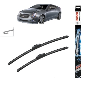 Set stergatoare auto CADILLAC CTS Coupe din 2008-2014, Bosch Aerotwin Retrofit, din cauciuc siliconat rezistent