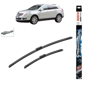 Set stergatoare auto CADILLAC SRX din 2003-2016, Bosch Aerotwin, din cauciuc siliconat rezistent