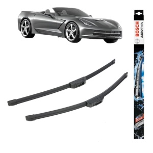 Set stergatoare auto CHEVROLET CORVETTE Convertible (C7) din 2014-2019, Bosch Aerotwin Retrofit, din cauciuc siliconat rezistent