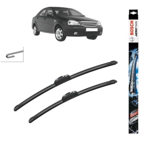 Set stergatoare auto CHEVROLET LACETTI Saloon (J200) din 2003-2005, Bosch Aerotwin Retrofit, din cauciuc siliconat rezistent