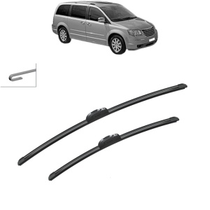 Set stergatoare auto CHRYSLER GRAND VOYAGER / VOYAGER V (RT) din 2007-2012, Bosch Aerotwin Retrofit, din cauciuc siliconat rezistent - Img 8