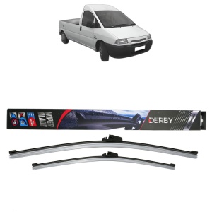Set stergatoare auto CITROEN JUMPY I Platform/Chassis (BU_, BV_, BW_, BX_) din 1999-2006, Derby, din cauciuc siliconat rezistent - Img 1