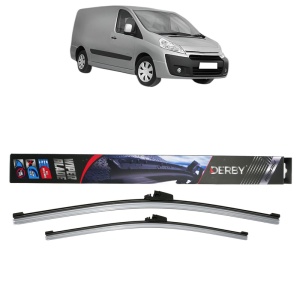 Set stergatoare auto CITROEN JUMPY II Van din 2007-2016, Derby, din cauciuc siliconat rezistent - Img 1