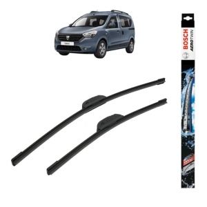 Set stergatoare auto DACIA DOKKER Box Body/MPV din 2012-2021, Bosch Aerotwin Retrofit, din cauciuc siliconat rezistent