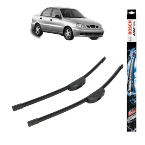 Set stergatoare auto DAEWOO LANOS Saloon (KLAT) din 1997, Bosch Aerotwin Retrofit, din cauciuc siliconat rezistent