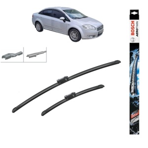 Set stergatoare auto FIAT LINEA (323_, 110_) din 2006-2011, Bosch Aerotwin Multi, din cauciuc siliconat rezistent