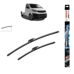 Set stergatoare auto FIAT SCUDO Platform/Chassis din 2022-2025, Bosch Aerotwin, din cauciuc siliconat rezistent - Img 1