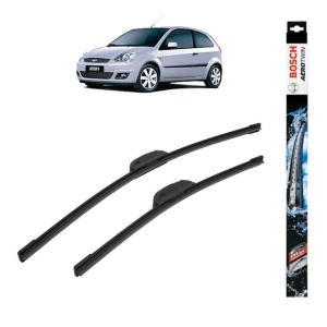 Set stergatoare auto FORD FIESTA V (JH_, JD_) din 2001-2008, Bosch Aerotwin Retrofit, din cauciuc siliconat rezistent