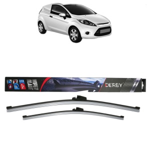 Set stergatoare auto FORD FIESTA VI Van din 2008-2017, Derby, din cauciuc siliconat rezistent - Img 1