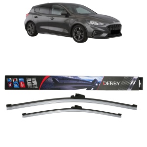 Set stergatoare auto FORD FOCUS IV (HN) din 2018-2022, Derby, din cauciuc siliconat rezistent - Img 1