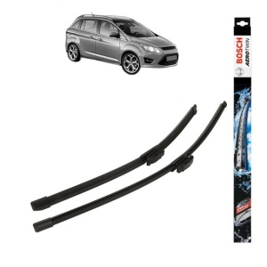 Set stergatoare auto FORD GRAND C-MAX (DXA/CB7, DXA/CEU) din 2010-2019, Bosch Aerotwin, din cauciuc siliconat rezistent