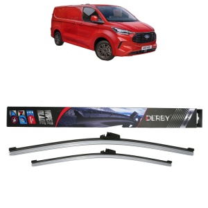 Set stergatoare auto FORD TRANSIT CUSTOM V710 Van (NRN) din 2023-2024, Derby, din cauciuc siliconat rezistent