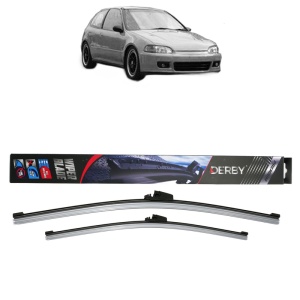 Set stergatoare auto HONDA CIVIC V Hatchback (EG, EH) din 1991-1995, Derby, din cauciuc siliconat rezistent