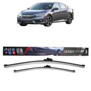 Set stergatoare auto HONDA CIVIC X Hatchback (FC_, FK_) din 2017-2022, Derby, din cauciuc siliconat rezistent