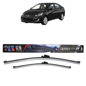 Set stergatoare auto HYUNDAI ACCENT IV (RB) din 2010-2018, Derby, din cauciuc siliconat rezistent