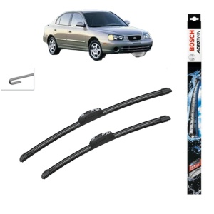 Set stergatoare auto HYUNDAI ELANTRA III Saloon (XD) din 2000-2006, Bosch Aerotwin Retrofit, din cauciuc siliconat rezistent