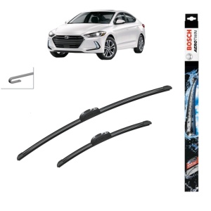 Set stergatoare auto HYUNDAI ELANTRA VI Saloon (AD, ADA) din 2015-2020, Bosch Aerotwin Retrofit, din cauciuc siliconat rezistent
