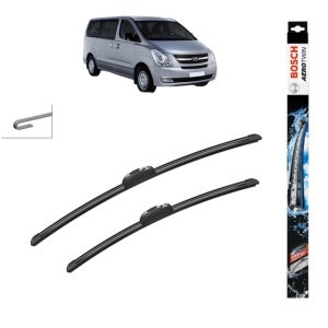 Set stergatoare auto HYUNDAI H-1 Travel (TQ) din 2008-2011, Bosch Aerotwin Retrofit, din cauciuc siliconat rezistent