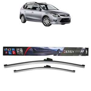 Set stergatoare auto HYUNDAI i30 Estate (GD) din 2012-2017, Derby, din cauciuc siliconat rezistent - Img 1