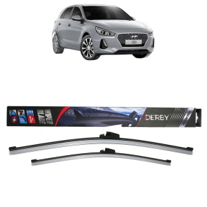 Set stergatoare auto HYUNDAI i30 Hatchback Van (PDE) din 2016-2020, Derby, din cauciuc siliconat rezistent