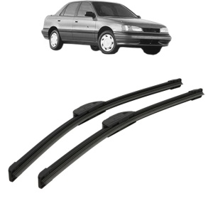 Set stergatoare auto HYUNDAI LANTRA I (J-1) din 1990-1995, Bosch Aerotwin Retrofit, din cauciuc siliconat rezistent - Img 7